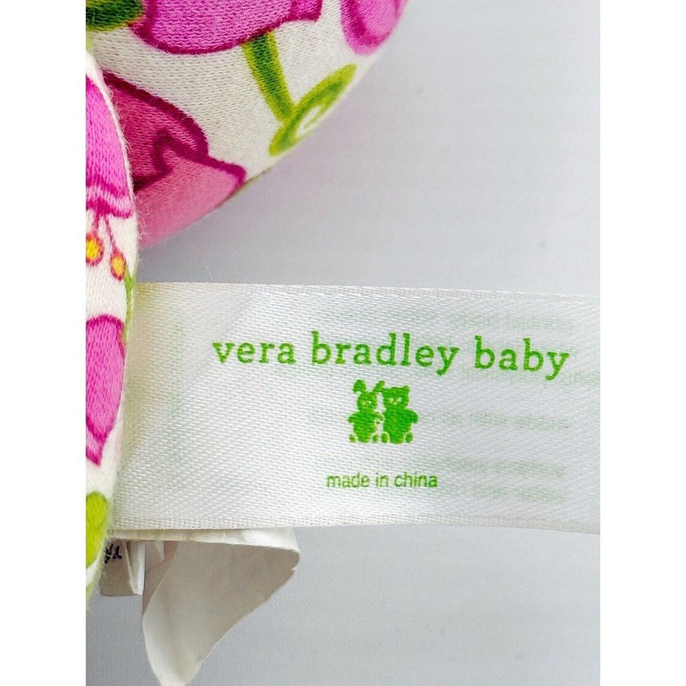 Vera Bradley Lilli Bell Baby Bear Plush 2012 . 10" Tall - Picture 5 of 6